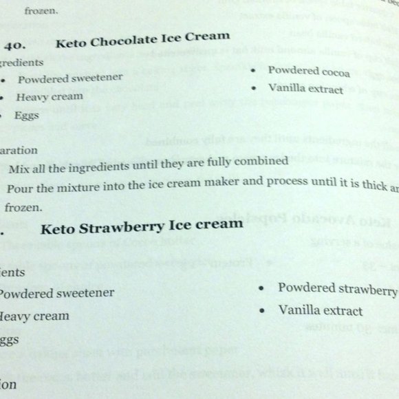 Keto Cookbook Super Easy Keto Desserts - Picture 5 of 7